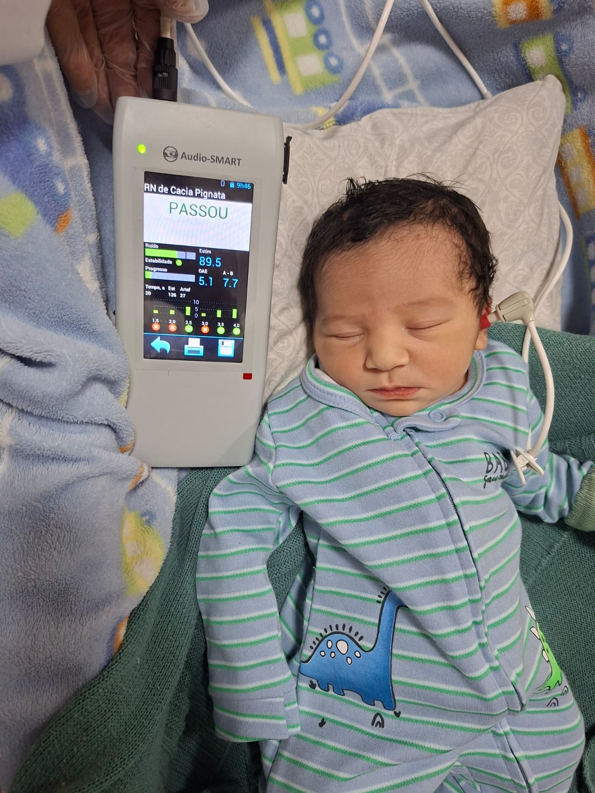 audição de bebe